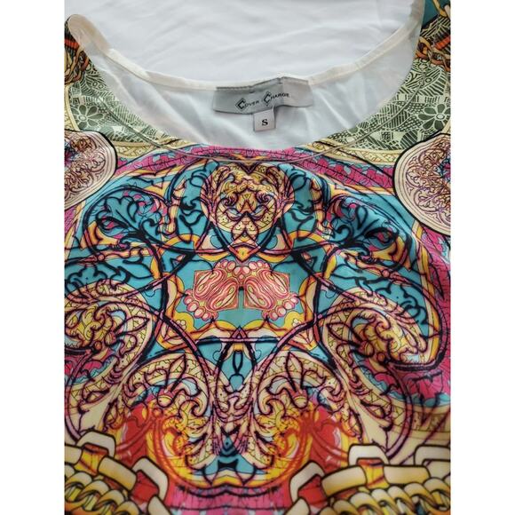 Cover Charge Women's Top Multicolor Size Small Polyester Blend Stretch Pullover - Picture 8 of 12